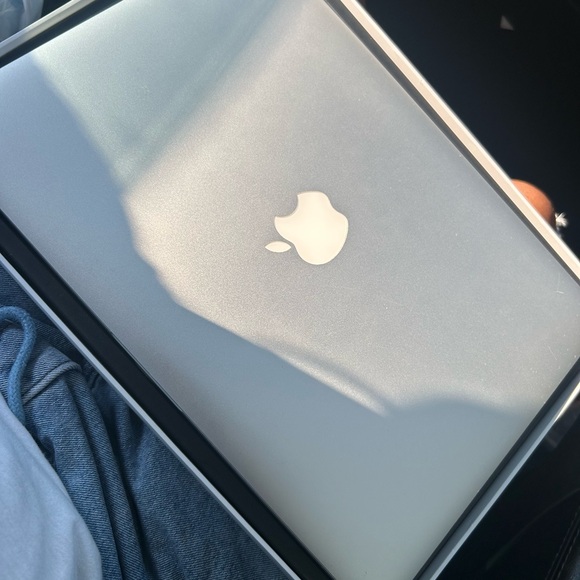 Apple Metallic Silver Laptop